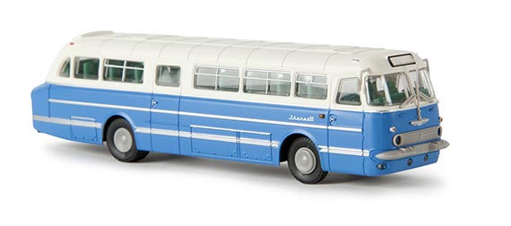 Автобус Ikarus 55, синий
