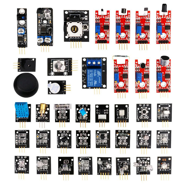 Набор сенсоров для Arduino 37 штук