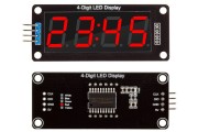 Индикатор 0.56" 7-сегментный 4 разряда LED TM1637 Красный