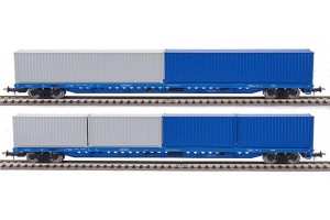 Две платформы с контейнерами