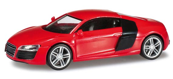 Автомобиль Audi R8, красный