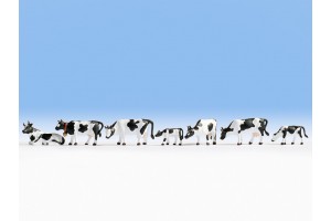 Коровы черно-белые, 7 фигур