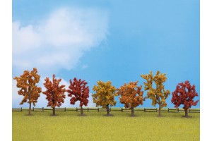 Осенние деревья, 7 шт., 8-10 см