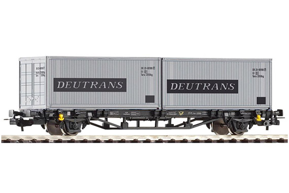 Платформа с контейнером Deutrans