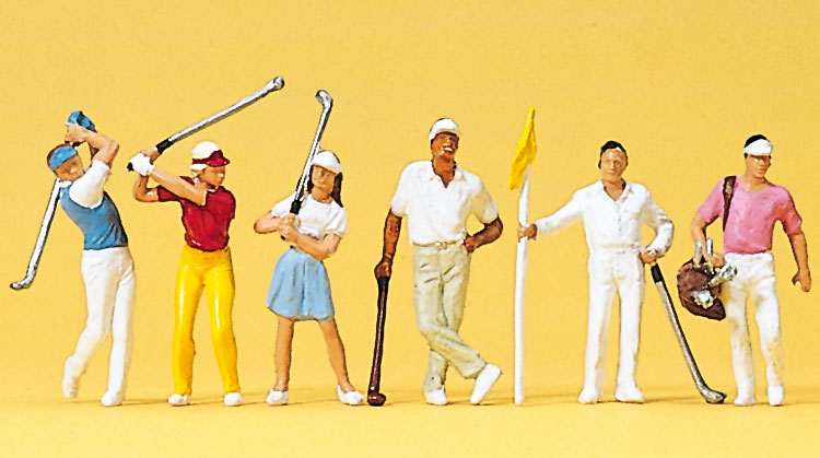 Игроки в гольф