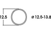 Фрикционные кольца DC 12,5-13,8 mm, 10 шт