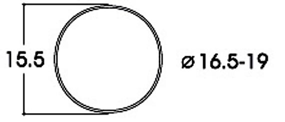Фрикционные кольца AC, 16,5 - 19 mm диаметр, 10 штук