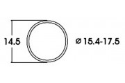Фрикционные кольца AC, 15,4-17,5 mm диаметр, 10 штук