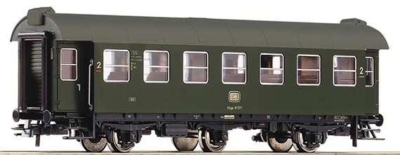 3-х осный пассажирский вагон 2-й класс DB 